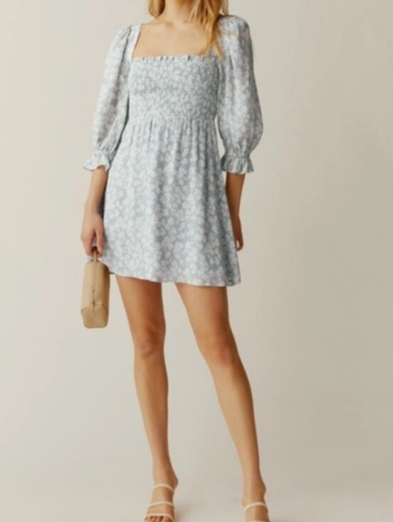 Reformation Dresses & Skirts - Reformation Zaria Floral Mini Dress XL